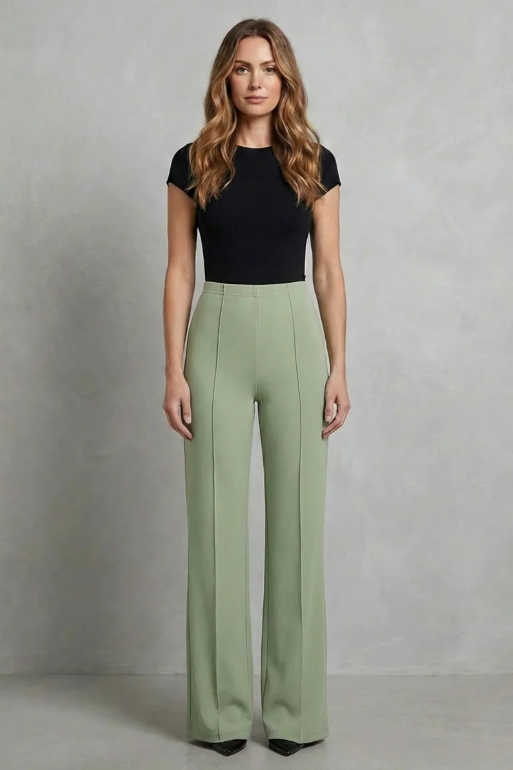Velizza – Streamlined silhouette – High-waist wide-leg trousers - Image 10