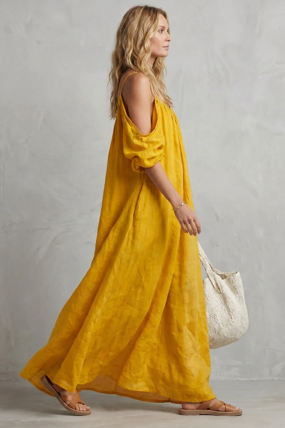 Velmira – Flowing bohemian silhouette – Maxi dress - Image 3