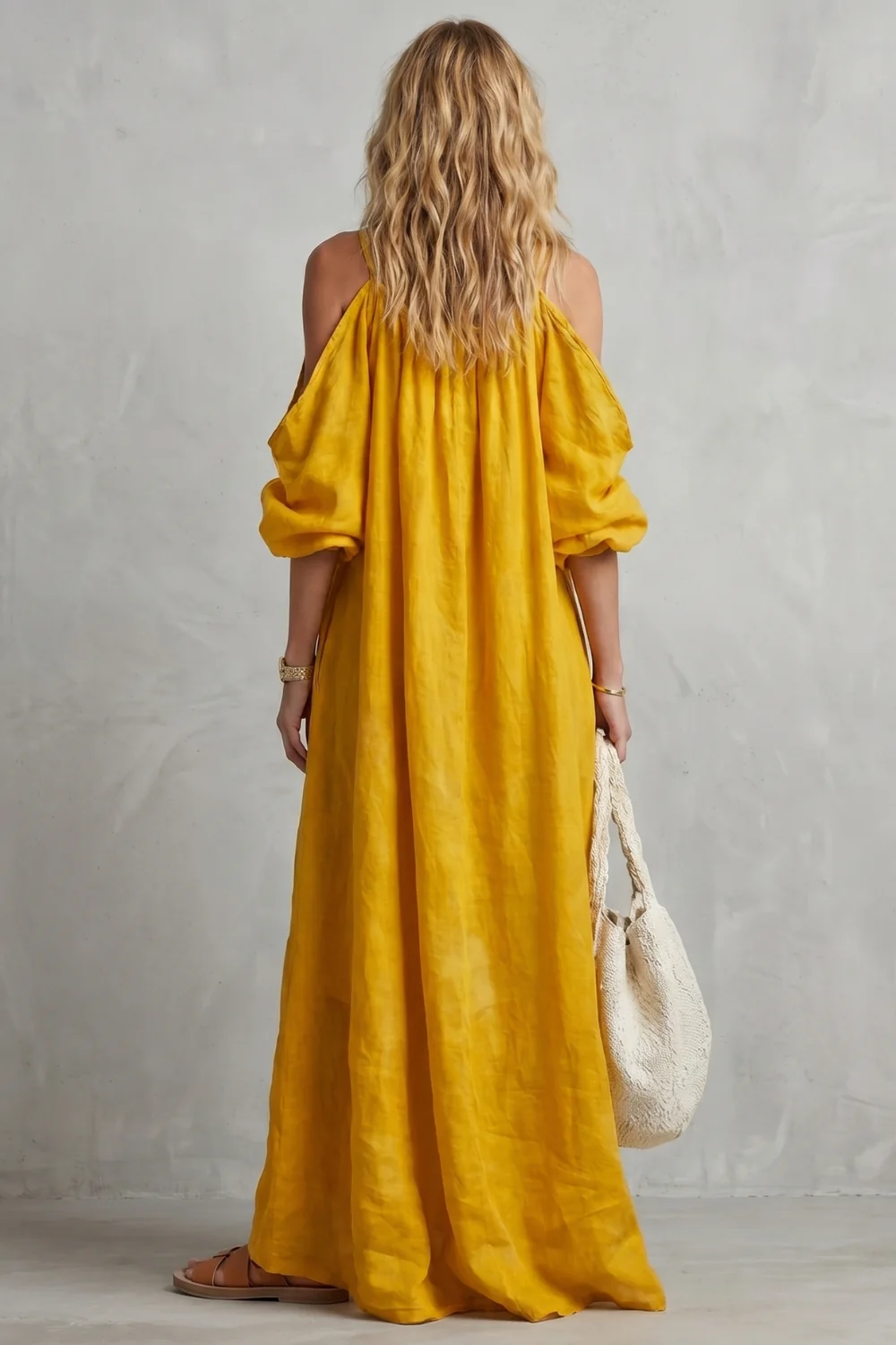 Velmira – Flowing bohemian silhouette – Maxi dress - Image 4