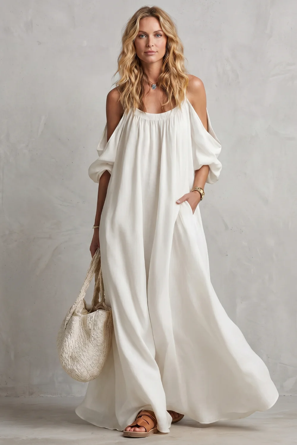 Velmira – Flowing bohemian silhouette – Maxi dress - Image 8