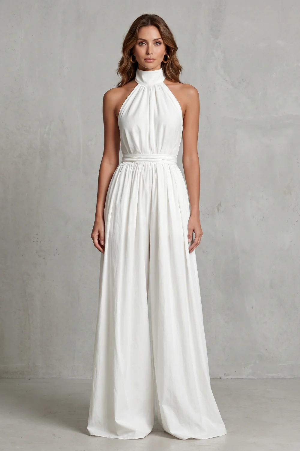 Veloria – Elegant draped silhouette – Halter-neck jumpsuit - Image 2