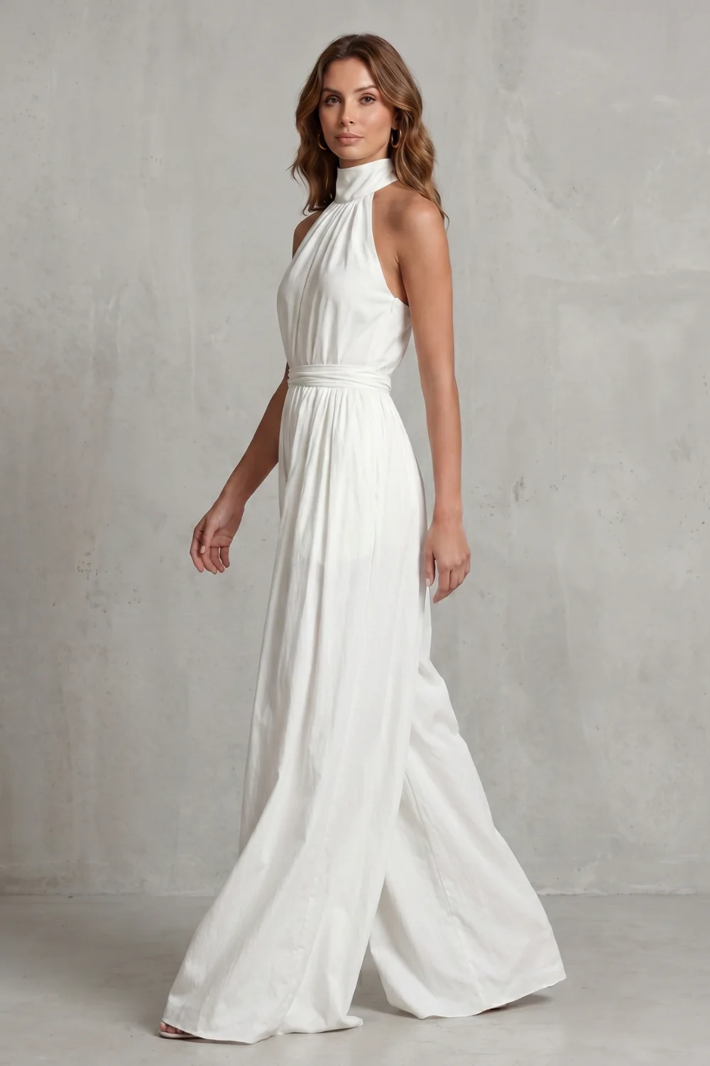 Veloria – Elegant draped silhouette – Halter-neck jumpsuit - Image 3