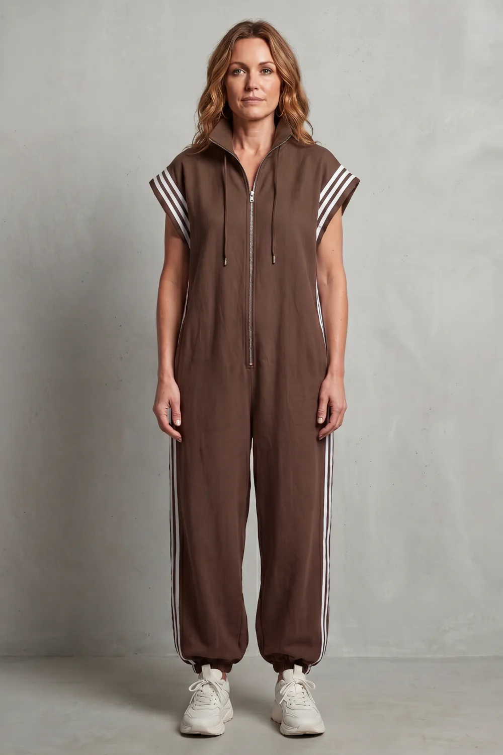 Veloura – Sporty stripe detail – Jumpsuit - Image 10