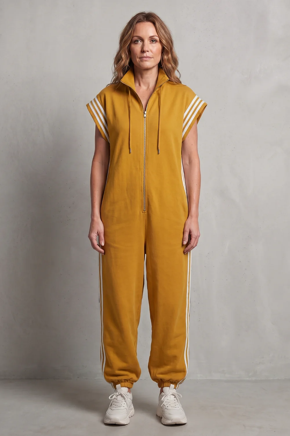 Veloura – Sporty stripe detail – Jumpsuit - Image 6