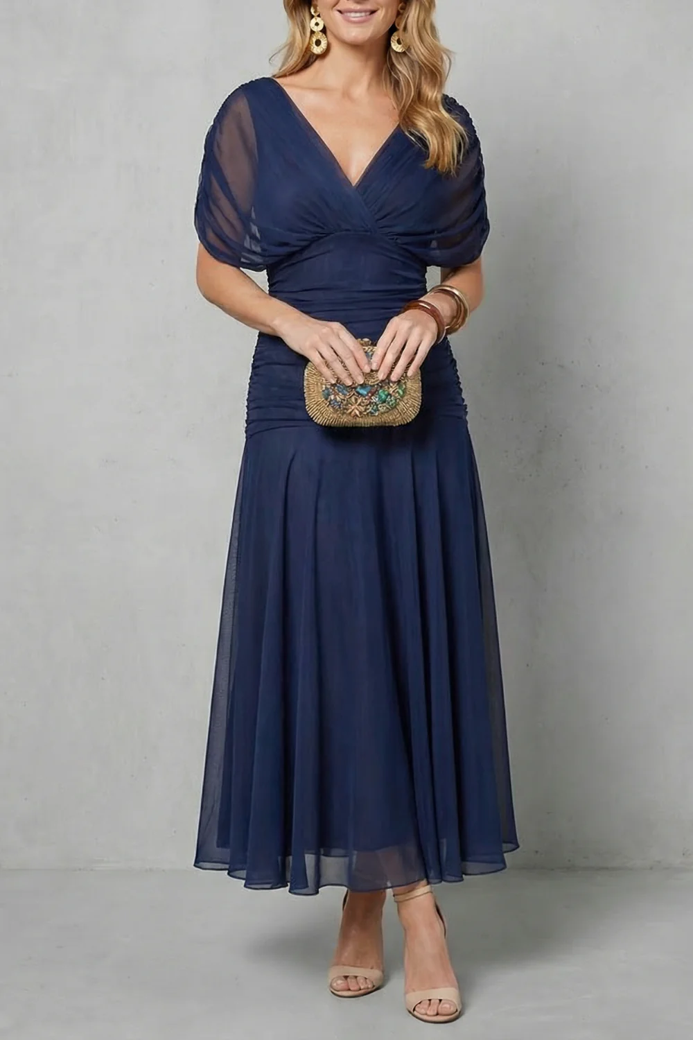 Verdelisse – Draped floral flow – Maxi dress - Image 13