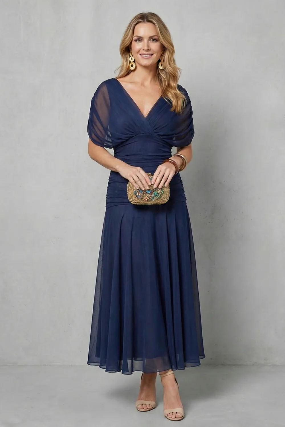 Verdelisse – Draped floral flow – Maxi dress - Image 14