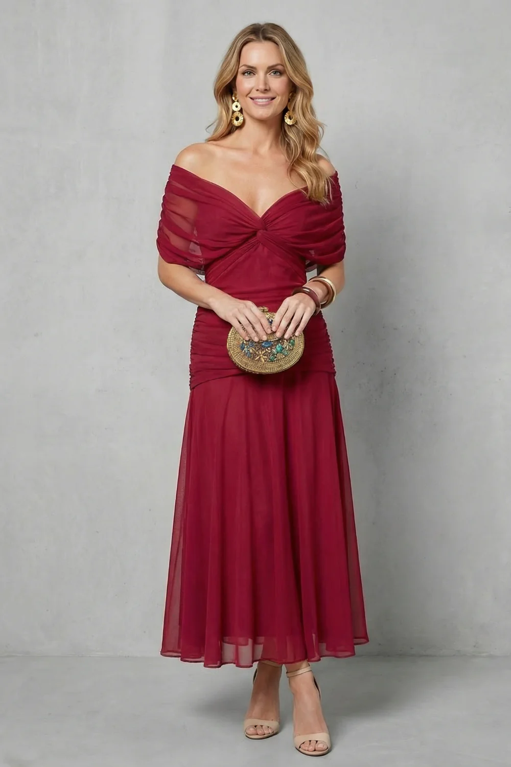 Verdelisse – Draped floral flow – Maxi dress - Image 8