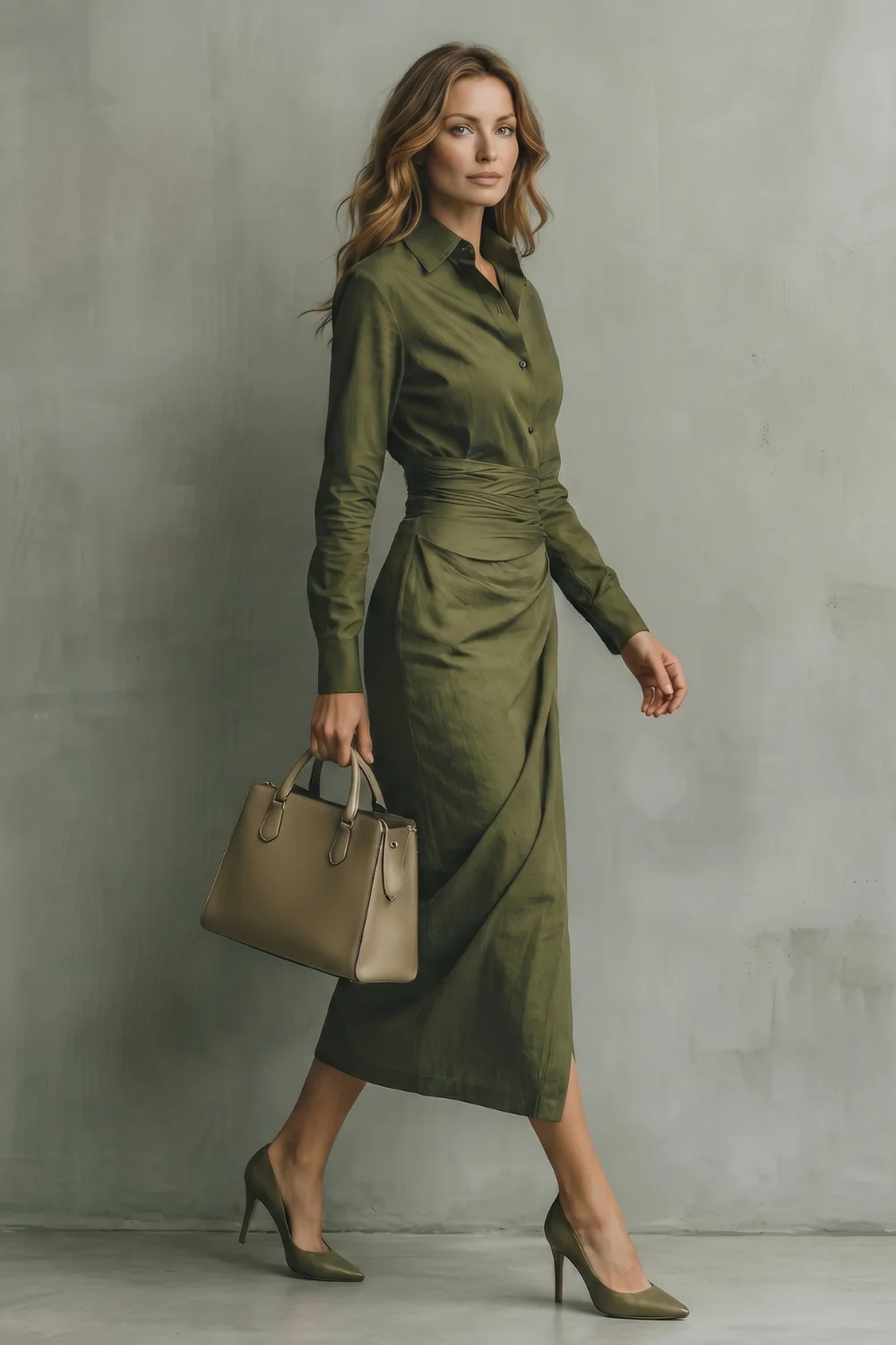 Verdelisse – Draped waist refinement – Maxi dress - Image 3