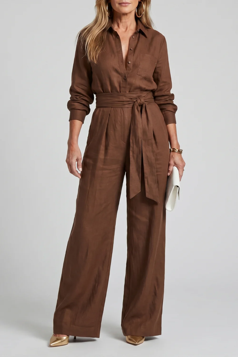Virella – Effortless tailored elegance – Wide-leg jumpsuit