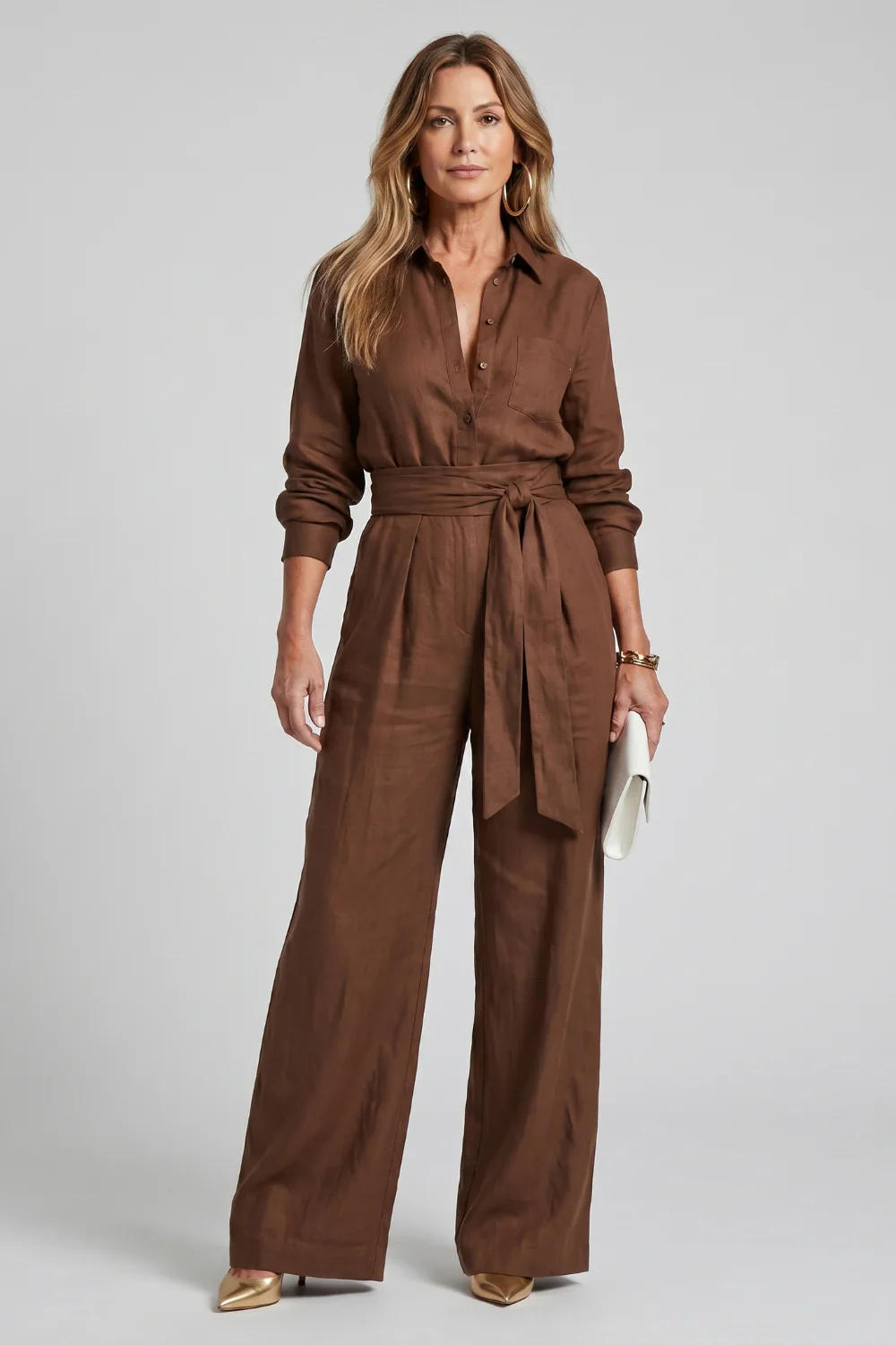 Virella – Effortless tailored elegance – Wide-leg jumpsuit - Image 2