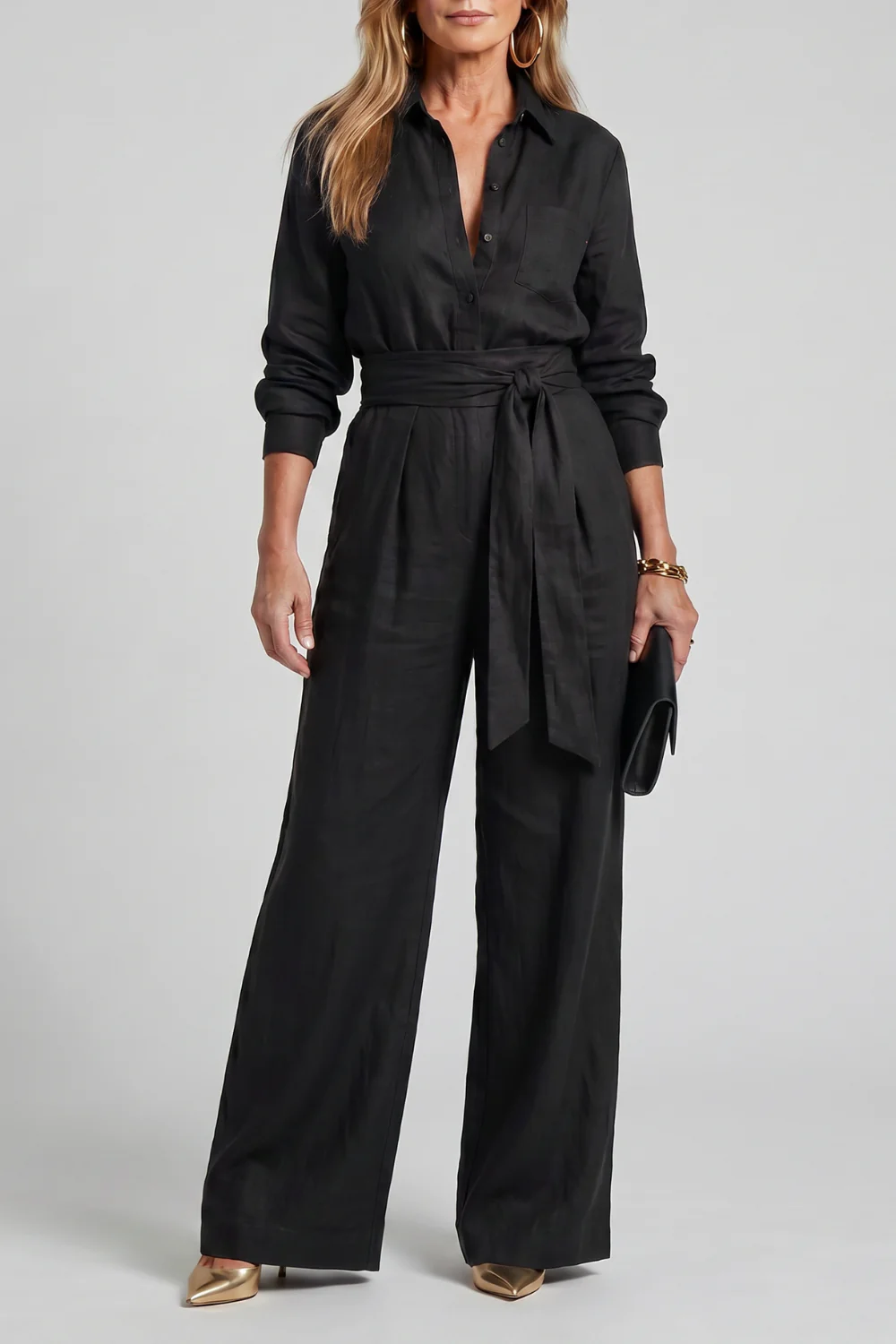 Virella – Effortless tailored elegance – Wide-leg jumpsuit - Image 9