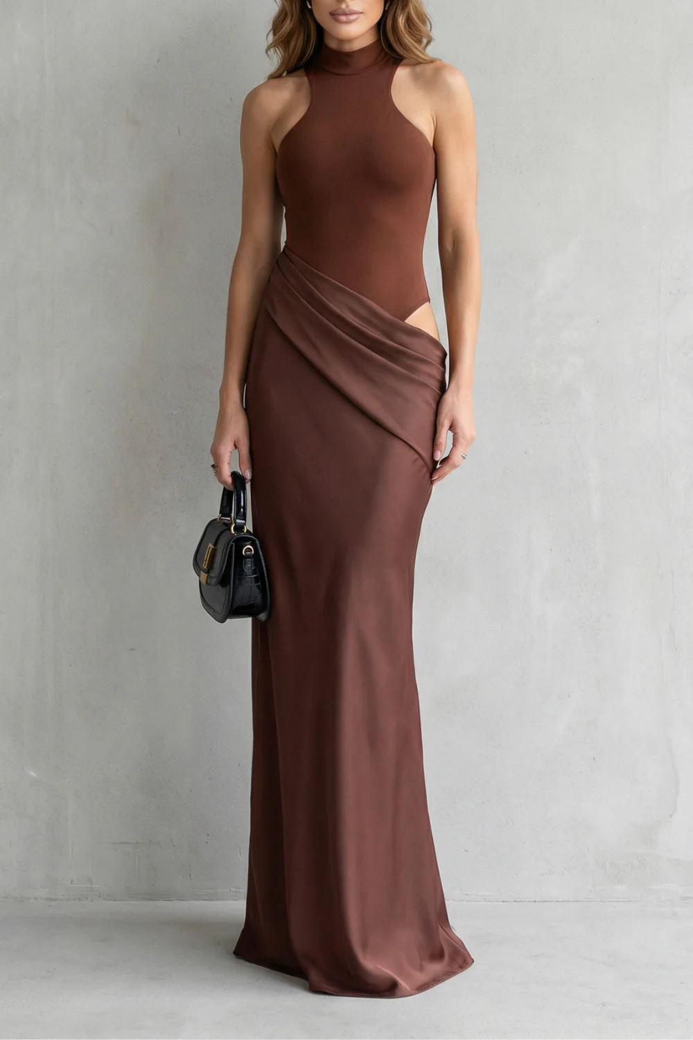 Zara – Sculpted allure – Women’s Cut-Out Maxi Dress